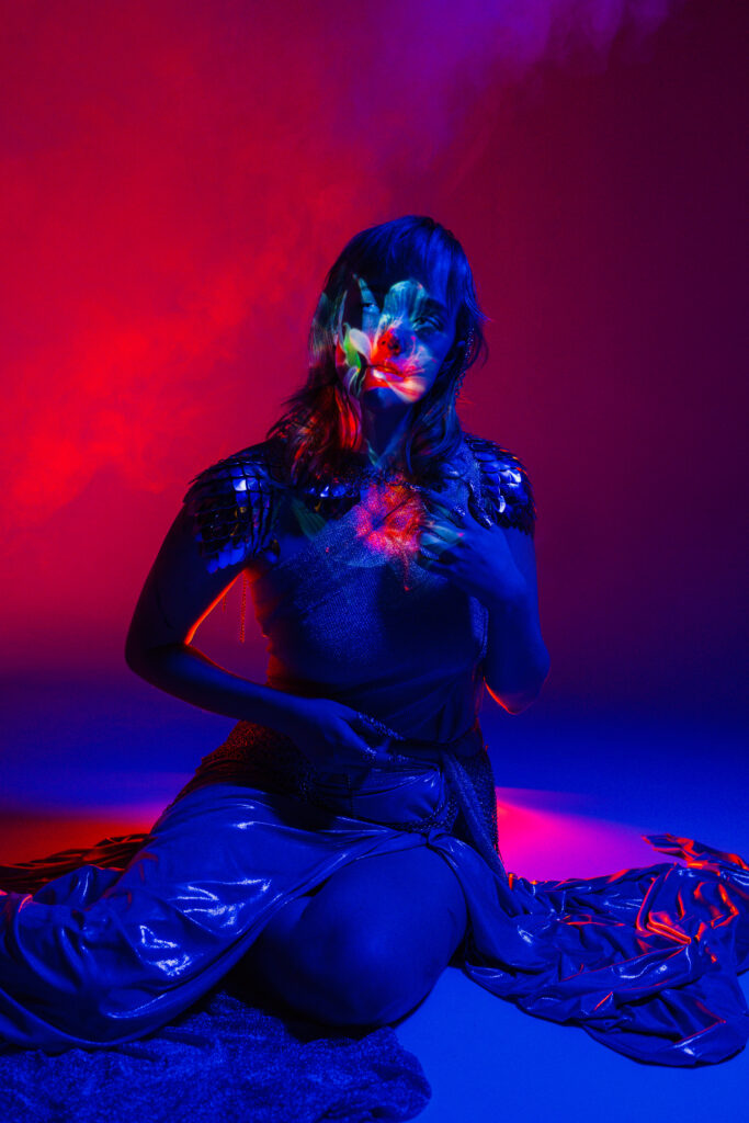 Fantasy projector photoshoot Studio photography